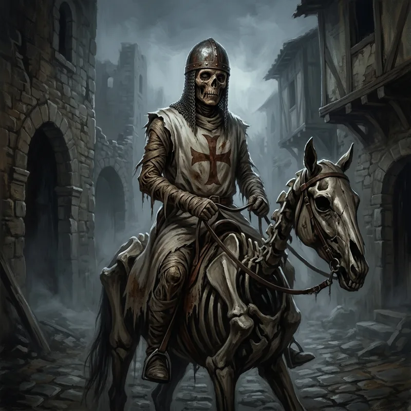 Illustration of The Blind Dead