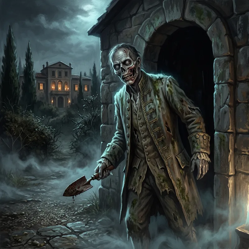 Illustration of Zombies of Burial Ground