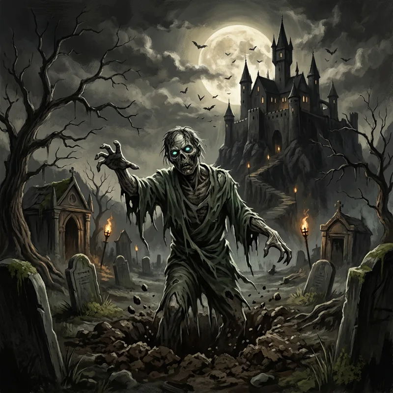 Illustration of Zombie (Castlevania)