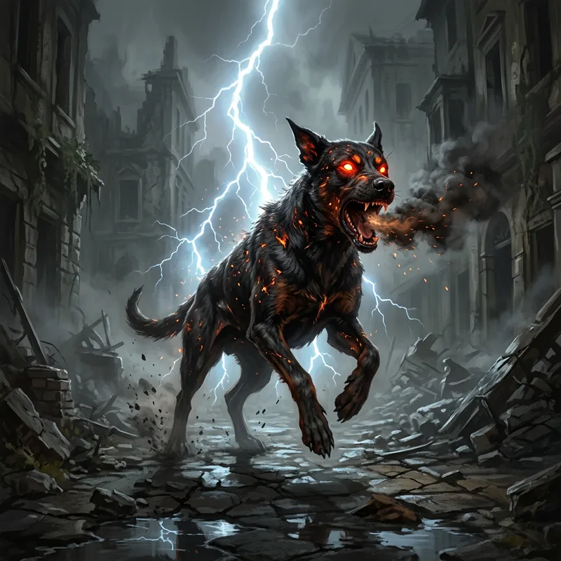 Illustration of Hellhound (Call of Duty)
