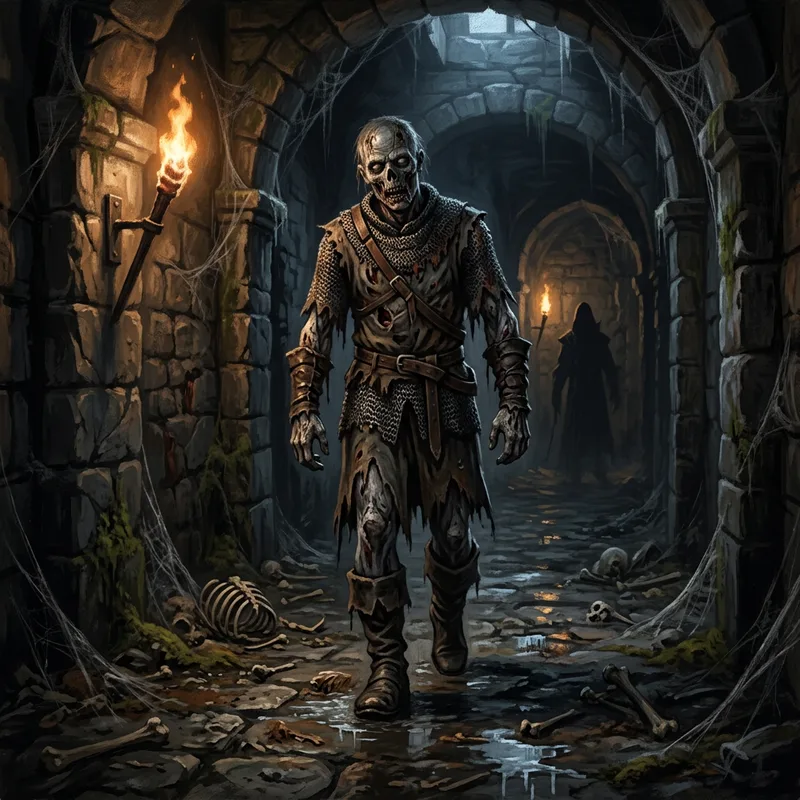Illustration of Zombie (Dungeons & Dragons)