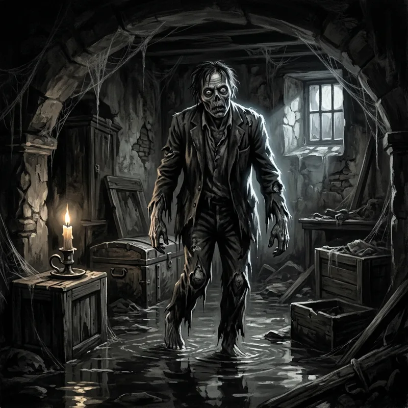 Illustration of The Zombie of The Ghost Breakers
