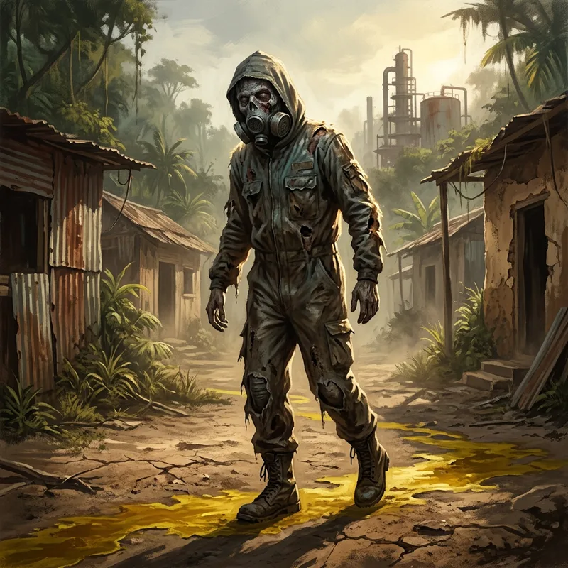 Illustration of Zombies of Hell of the Living Dead