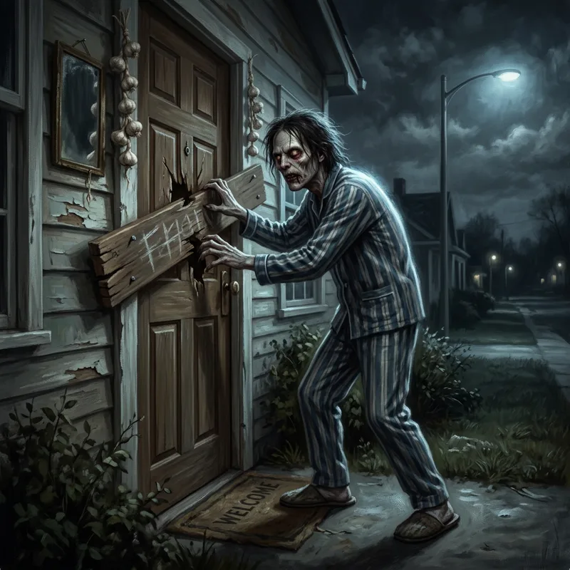 Illustration of Vampires of I Am Legend (novel)