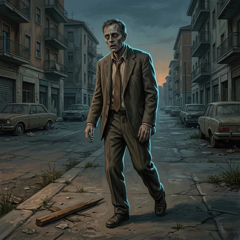 Illustration of Plague victims of The Last Man on Earth