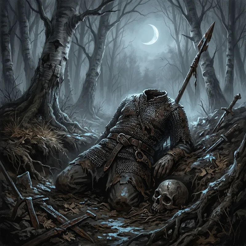 Illustration of Lithuanian returning dead