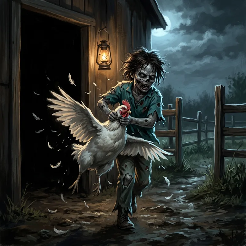 Illustration of Chicken Jockey