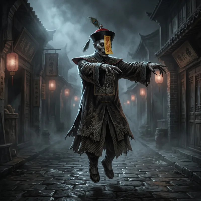 Illustration of Jiangshi of Mr. Vampire