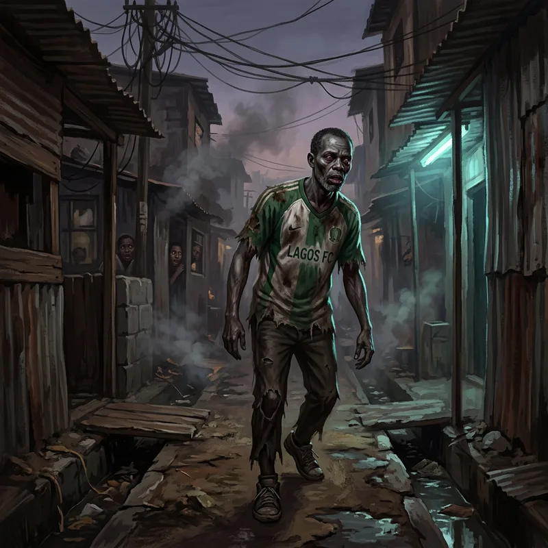 Illustration of The infected of Ojuju