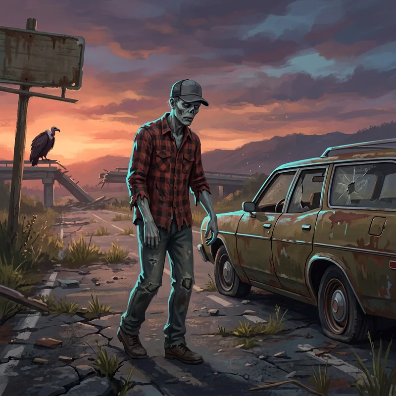 Illustration of Zombie (Organ Trail)