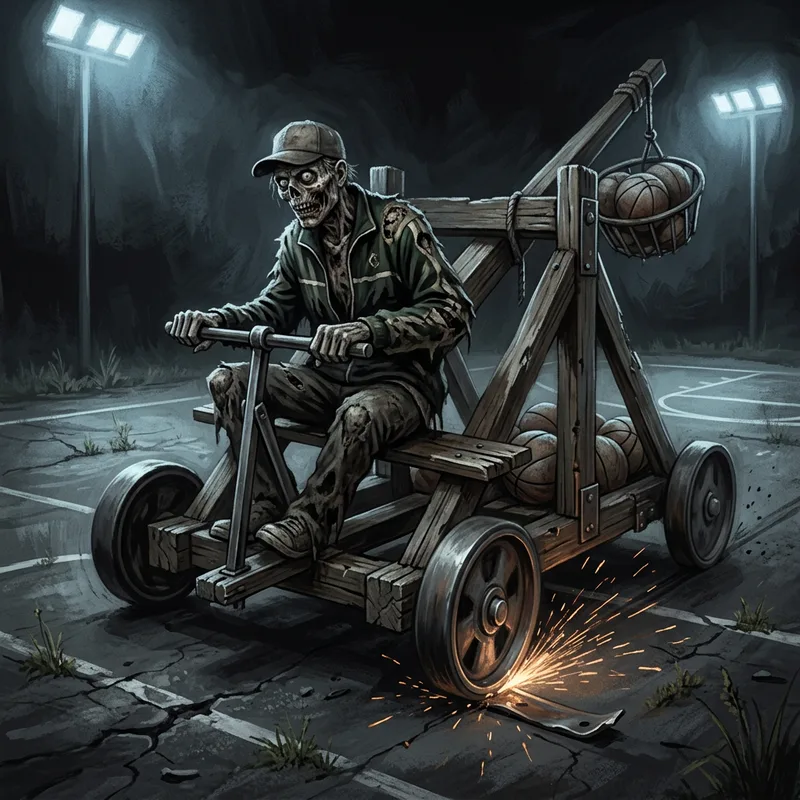 Illustration of Catapult Zombie