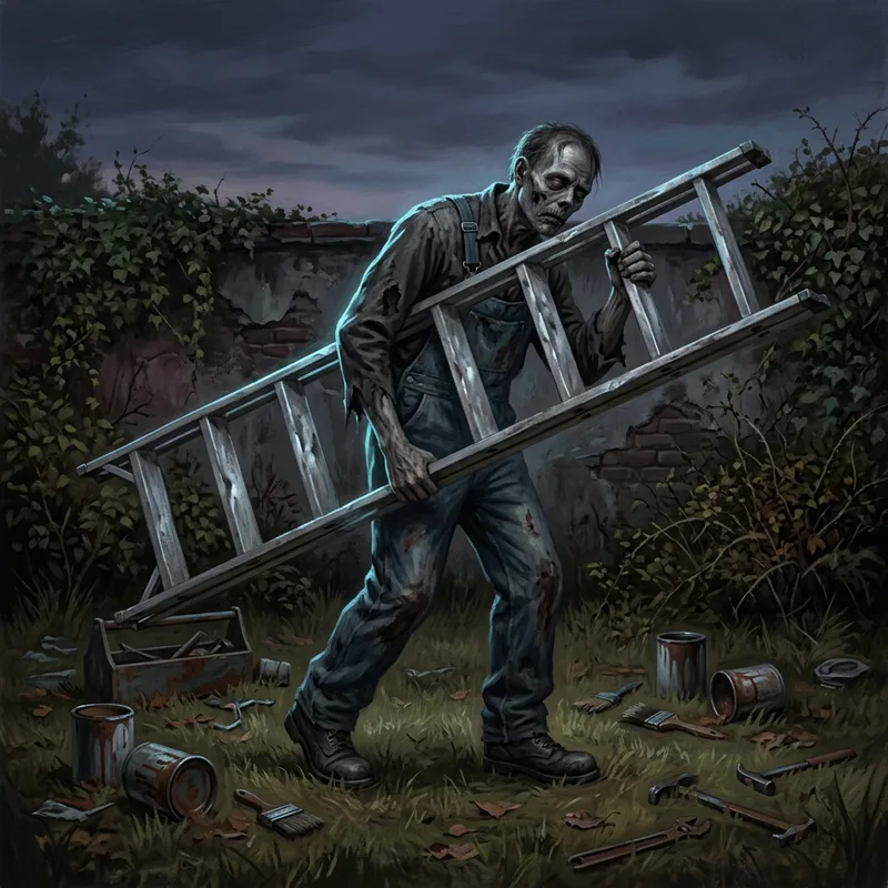 Illustration of Ladder Zombie