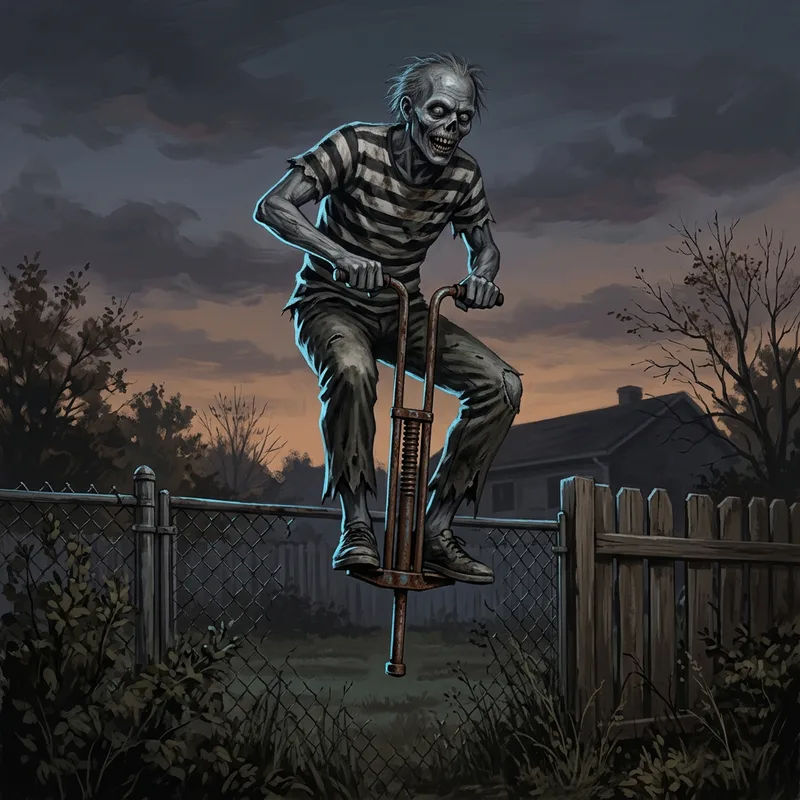 Illustration of Pogo Zombie