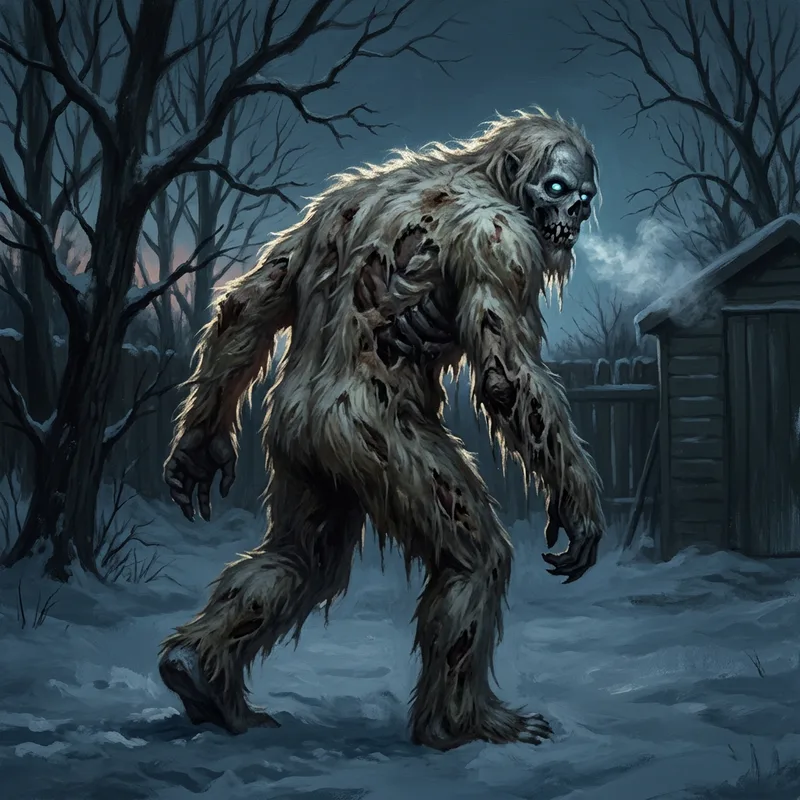 Illustration of Zombie Yeti