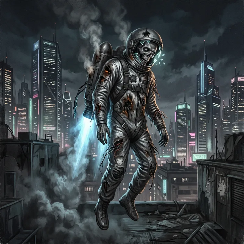 Illustration of Jetpack Zombie