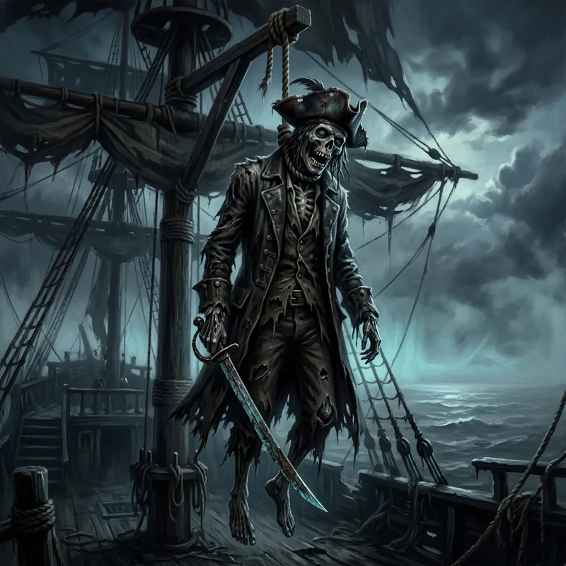 Illustration of Swashbuckler Zombie