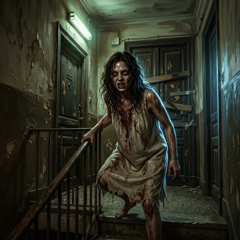 Illustration of The infected of [REC]