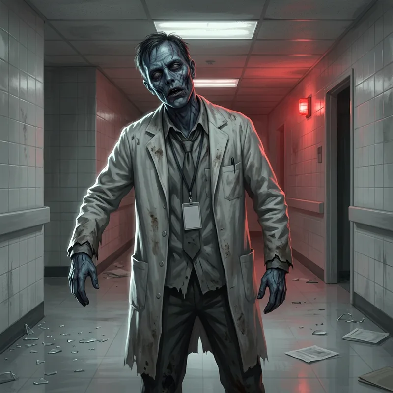 Illustration of T-virus zombies (Resident Evil films)