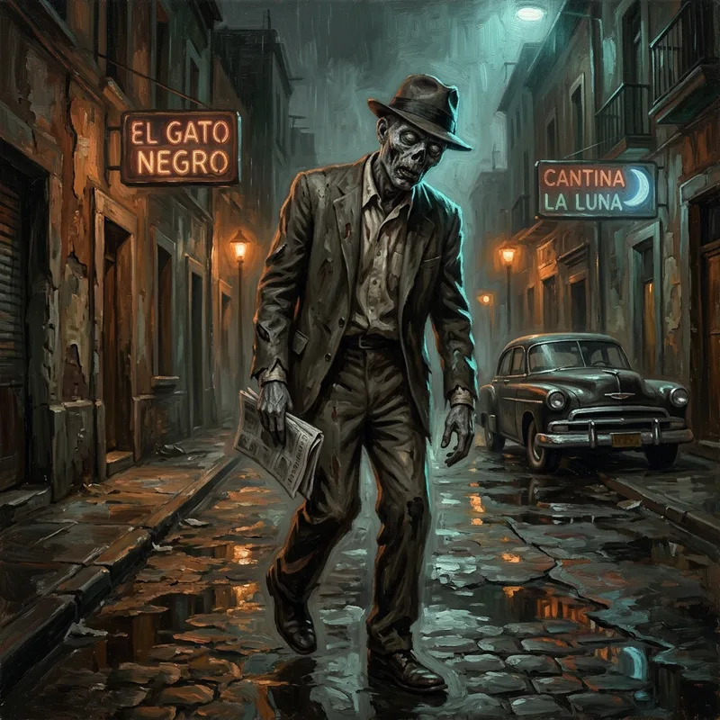 Illustration of Zombies of Santo contra los zombies