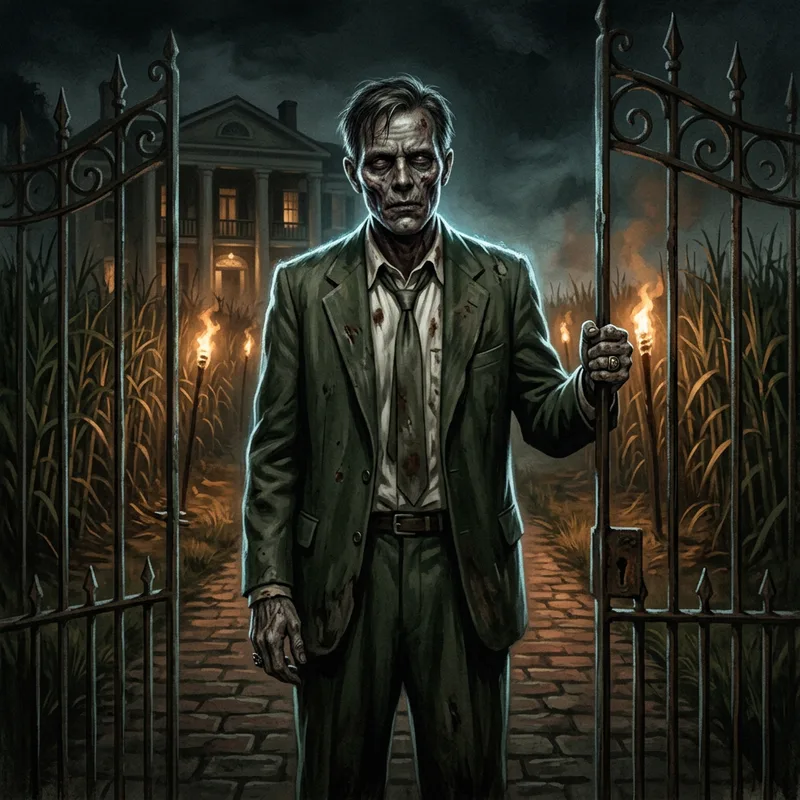 Illustration of Simon Garth, the Zombie