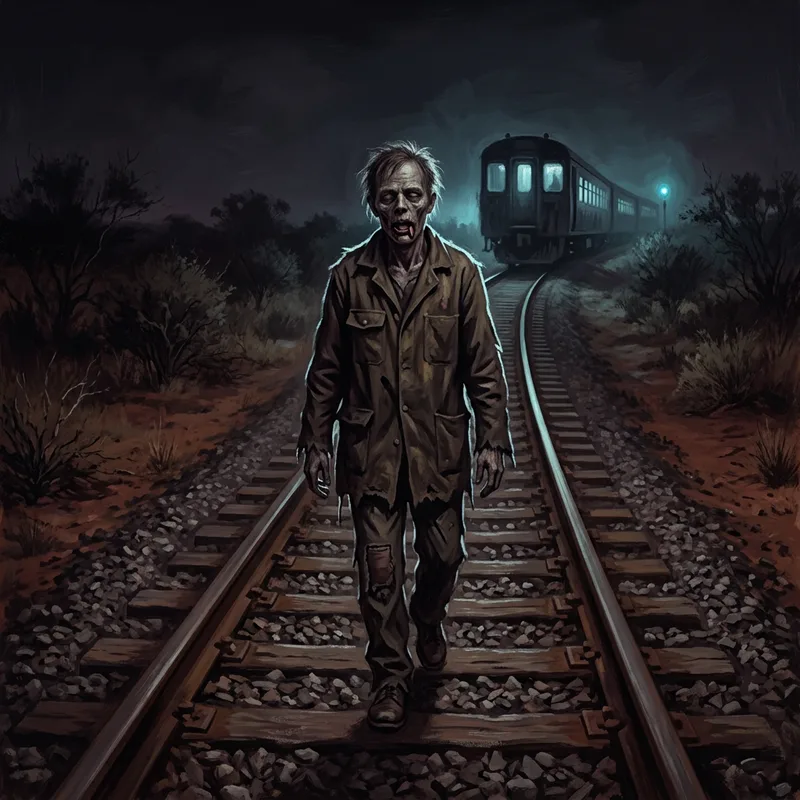 Illustration of South African witchcraft zombie