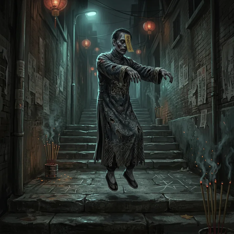 Illustration of Jiangshi of Encounters of the Spooky Kind