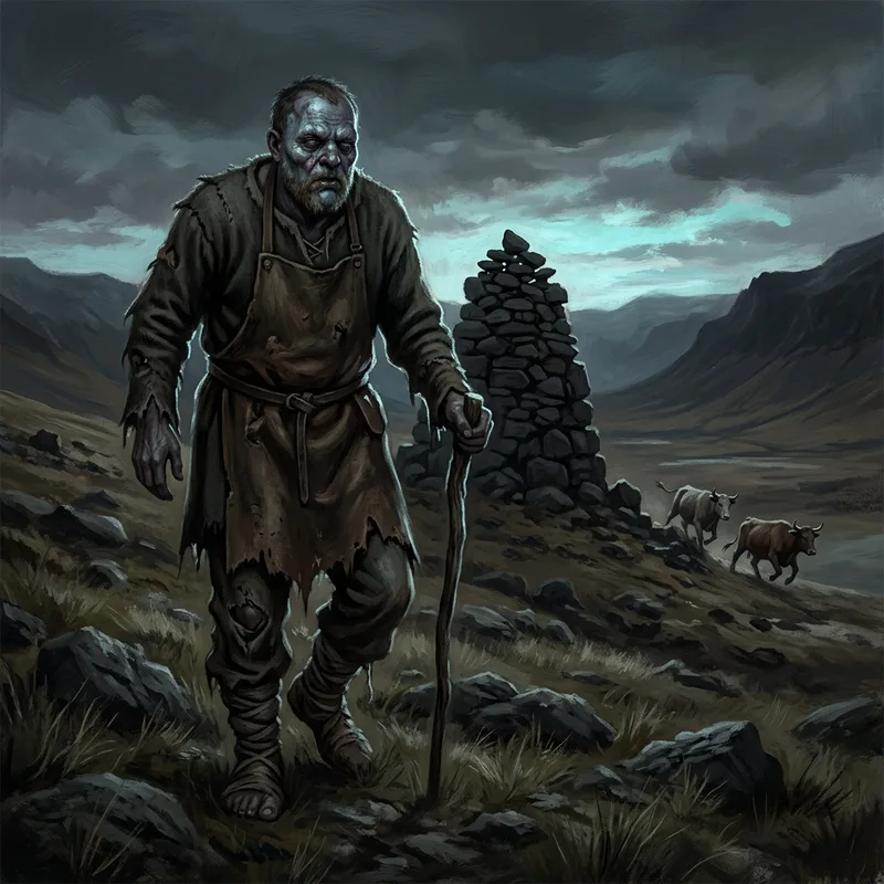 Illustration of Þórólfr bægifótr