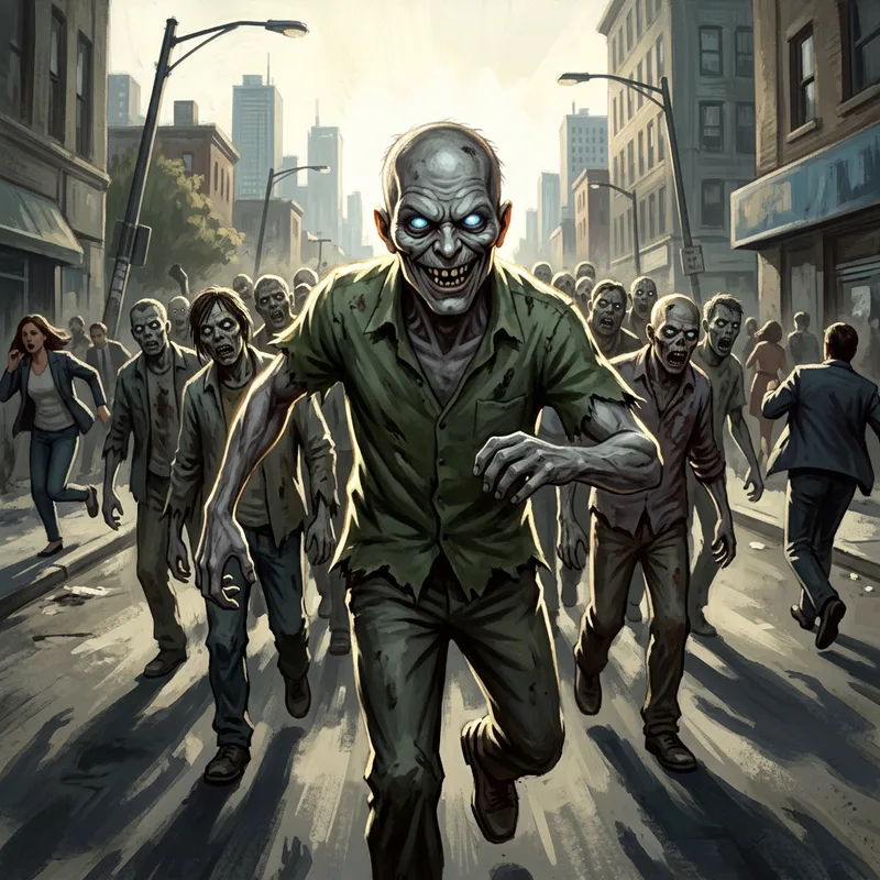 Illustration of Zombie (Zombie Tsunami)