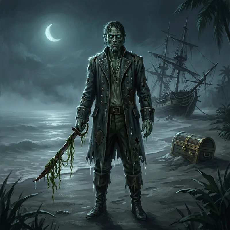 Illustration of Undead crew of Mora Tau
